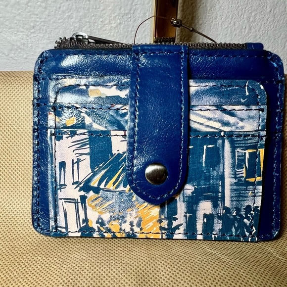 NWT Patricia Nash Cassis Leather Harbor Night ID Wallet - Picture 2 of 5